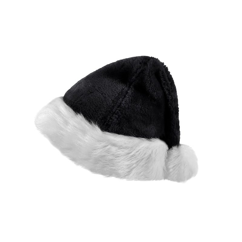 Christmas Hat Santa Hat Velvet Classic Santa Hat For Christmas New Year Party Holiday Party Hat(4 pieces)