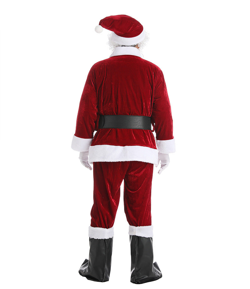 Santa Costume Santa Claus Suit Men Christmas Party Festival Performance Suit