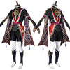 Scaramouche Cosplay Genshin Impact Costume Game Suit Japanese Wooden Shoes