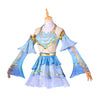 League of Legends LOL Ocean Song Seraphine Cosplay Costume Girl Dress Prestige Edition
