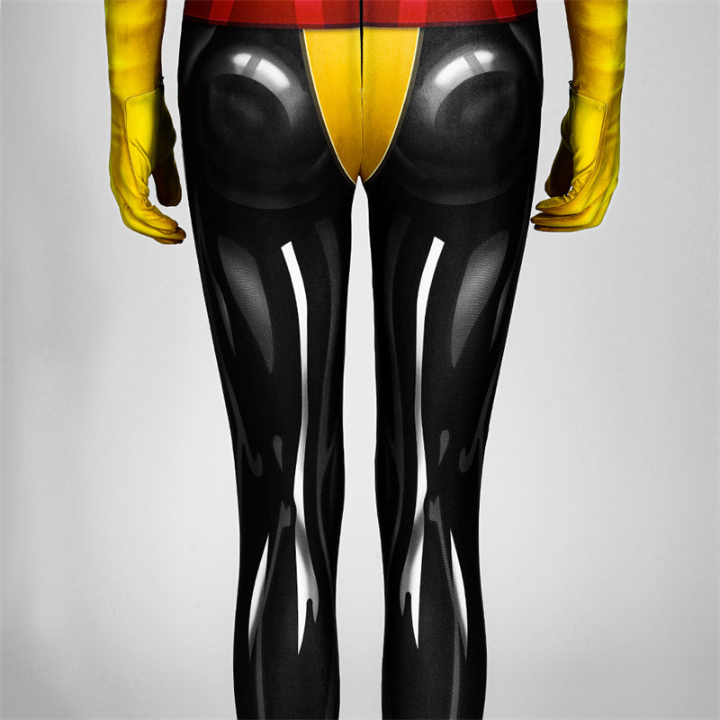 Animed X-Men Kitty Pryde Shadowcat Cosplay Costume Superhero Jumpsuit