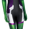 She Hulk Cosplay Jennifer Susan Walters Sexy Costume Superhero Jumpsuit Supergirl Bodysuit