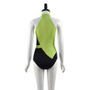 Kim Possible Cosplay Shego Swimwear Super Villain Green Black Bikini Swimsuit Swimwear Bathing Suit