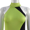 Kim Possible Cosplay Shego Swimwear Super Villain Green Black Bikini Swimsuit Swimwear Bathing Suit