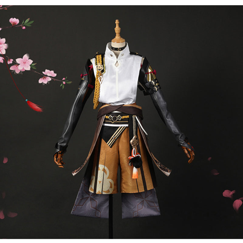 Genshin Impact Shikanoin Heizou Cosplay Costume Game Battle Uniform Halloween Party Suit