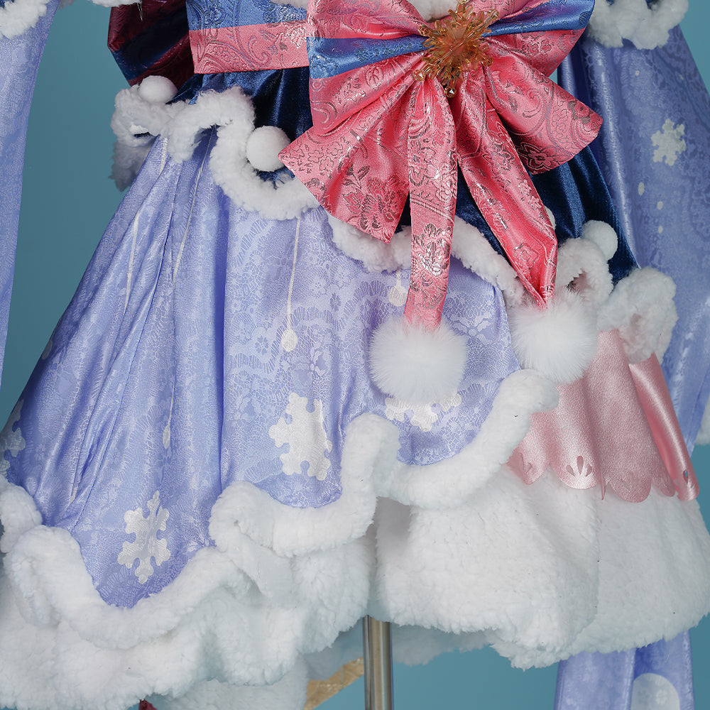 2023 Vocaloid Hatsune Miku Snow Miku Cosplay Costume Anime Girl Snow Suit