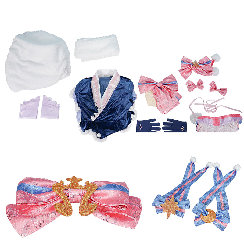 2023 Vocaloid Hatsune Miku Snow Miku Cosplay Costume Anime Girl Snow Suit