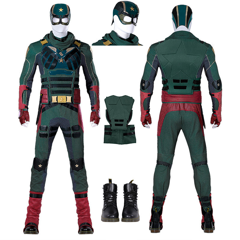 The Boys Season 3 Cosplay Soldier Boy Costume Superhero Battle Outfit Halloween Suit