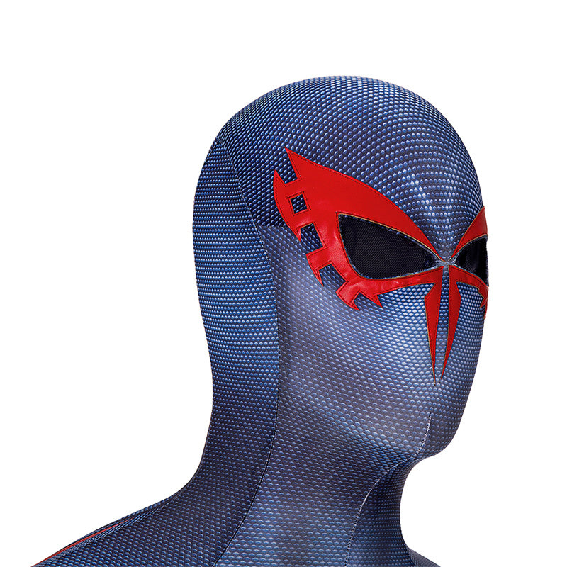 Spiderman 2099 V2 Cosplay Costume Miguel O'Hara Suit Spider Man Halloween Jumpsuit
