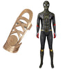Spider-Man 3 Costume Spiderman No Way Home Peter Parker Cosplay Black Gold Jumpsuit