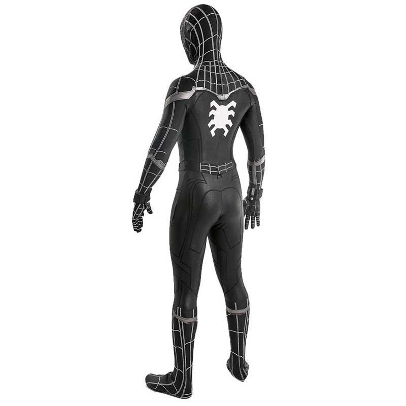 Marvel Spider-Man:Homecoming Black Jumpsuit Cosplay Costume - ACcosplay