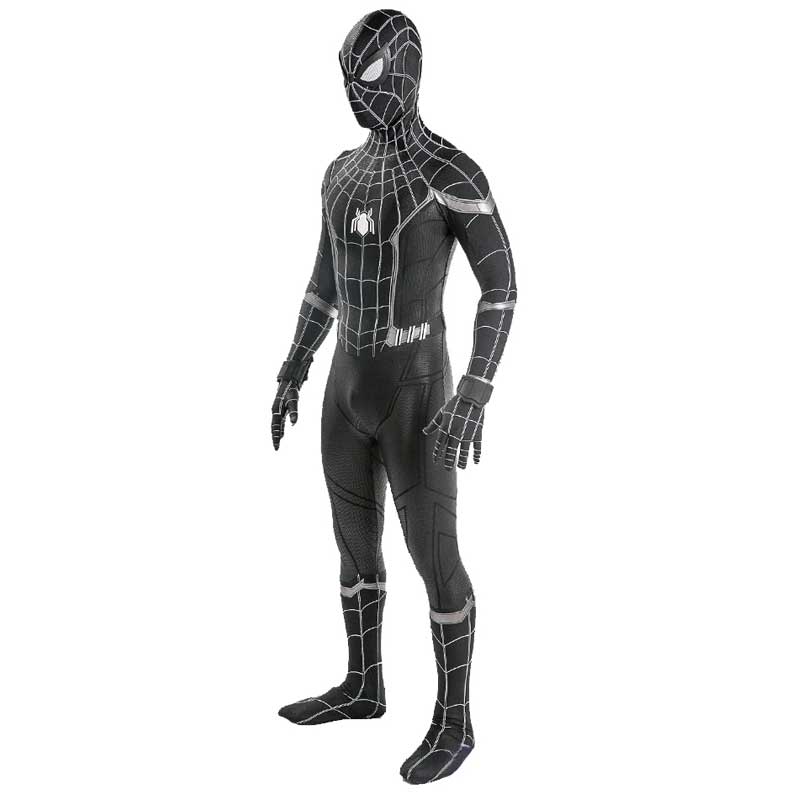 Marvel Spider-Man:Homecoming Black Jumpsuit Cosplay Costume - ACcosplay