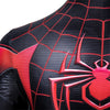Spider-Man: Miles Morales Cosplay Costume Spiderman 2 PS5 Suit Halloween Black Jumpsuit