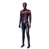 Spider-Man: Miles Morales Cosplay Costume Spiderman 2 PS5 Suit Halloween Black Jumpsuit