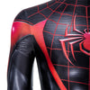 Spider-Man: Miles Morales Cosplay Costume Spiderman 2 PS5 Suit Halloween Black Jumpsuit