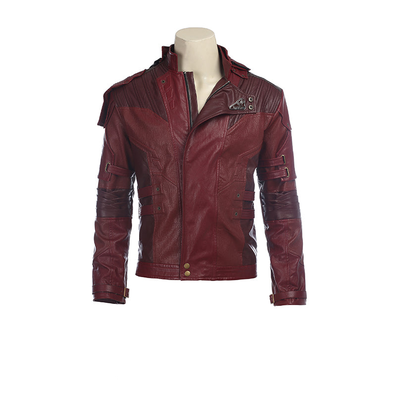 Star Lord Costume Guardians of The Galaxy 2 Cosplay Peter Quill Red Coat With Boots