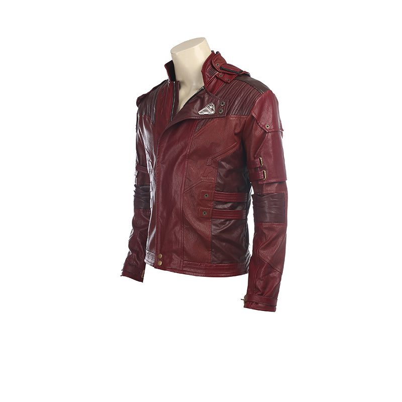 Star Lord Costume Guardians of The Galaxy 2 Cosplay Peter Quill Red Coat With Boots