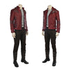 Star Lord Costume Guardians of The Galaxy 2 Cosplay Peter Quill Red Coat With Boots