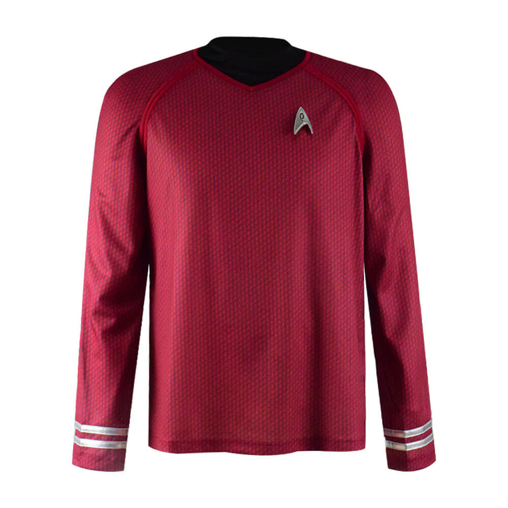 Star Trek Into Darkness Yellow Shirt Star fleet Uniform Cosplay Costume ACcosplay