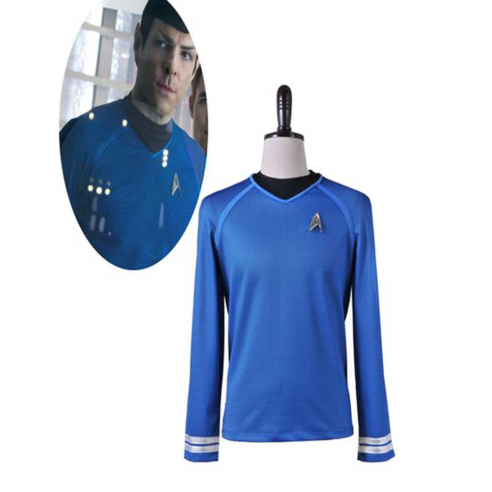Star Trek Into Darkness Yellow Shirt Star fleet Uniform Cosplay Costume ACcosplay