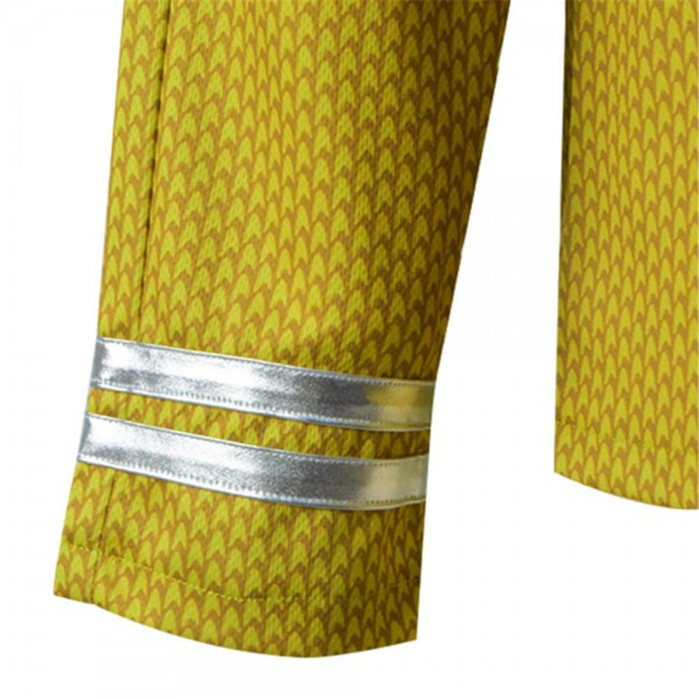 Star Trek Into Darkness Yellow Shirt Star fleet Uniform Cosplay Costume ACcosplay