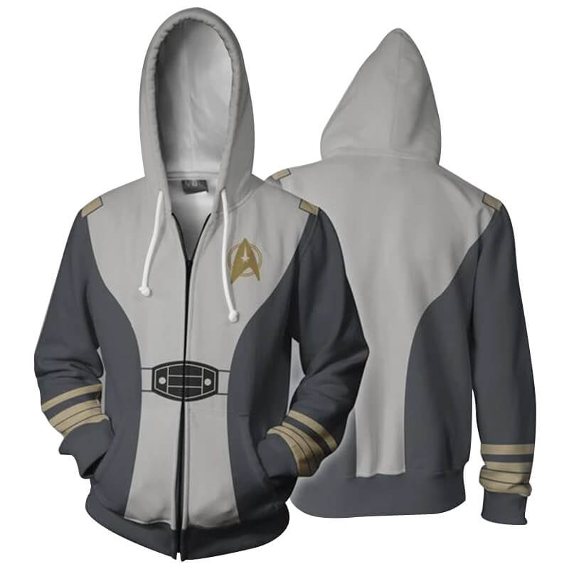 Star Trek Discovery 3D Hoodie Zipper Jacket Cosplay Costume - ACcosplay