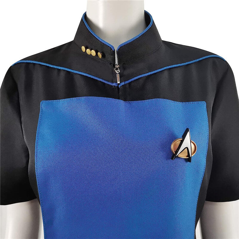 Star Trek Uniform Dress Blue Cosplay Costumes Outfit ACcosplay