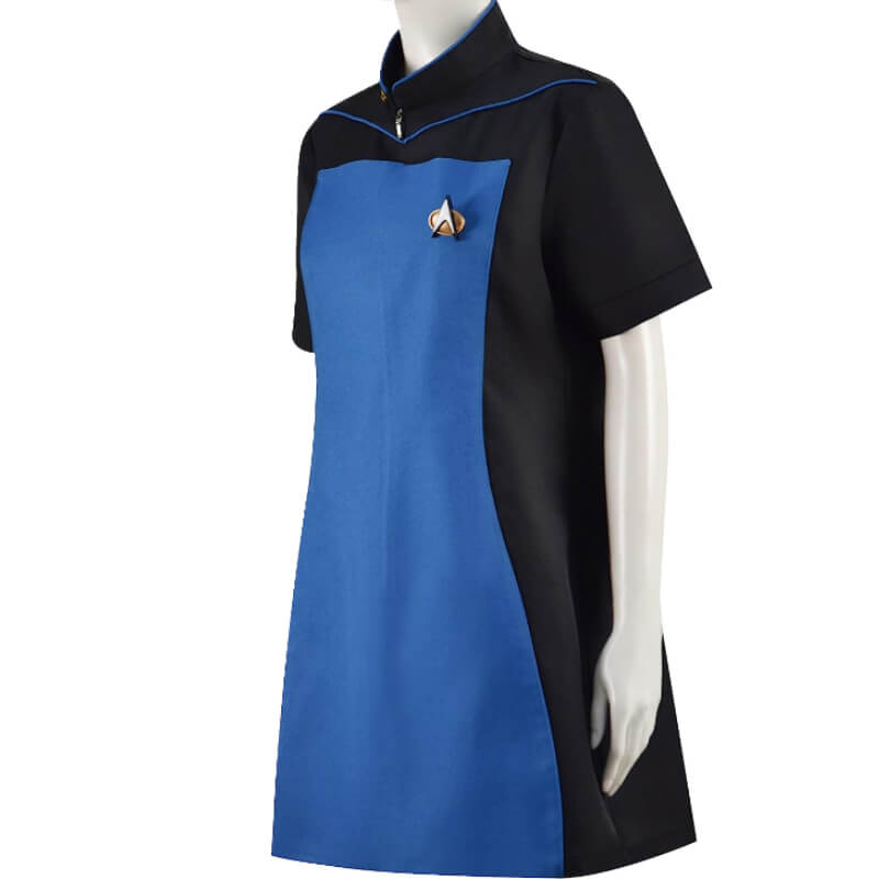 Star Trek Uniform Dress Blue Cosplay Costumes Outfit ACcosplay