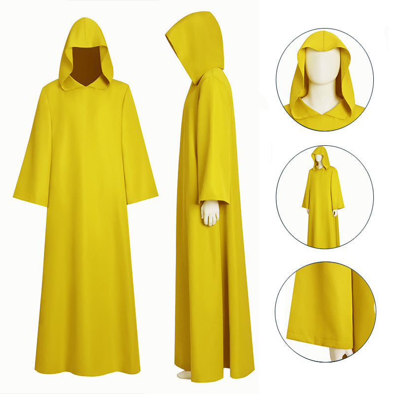 Yellow Wizard Robe Shadow Wizard Money Gang Halloween Hooded Cloak Out ...