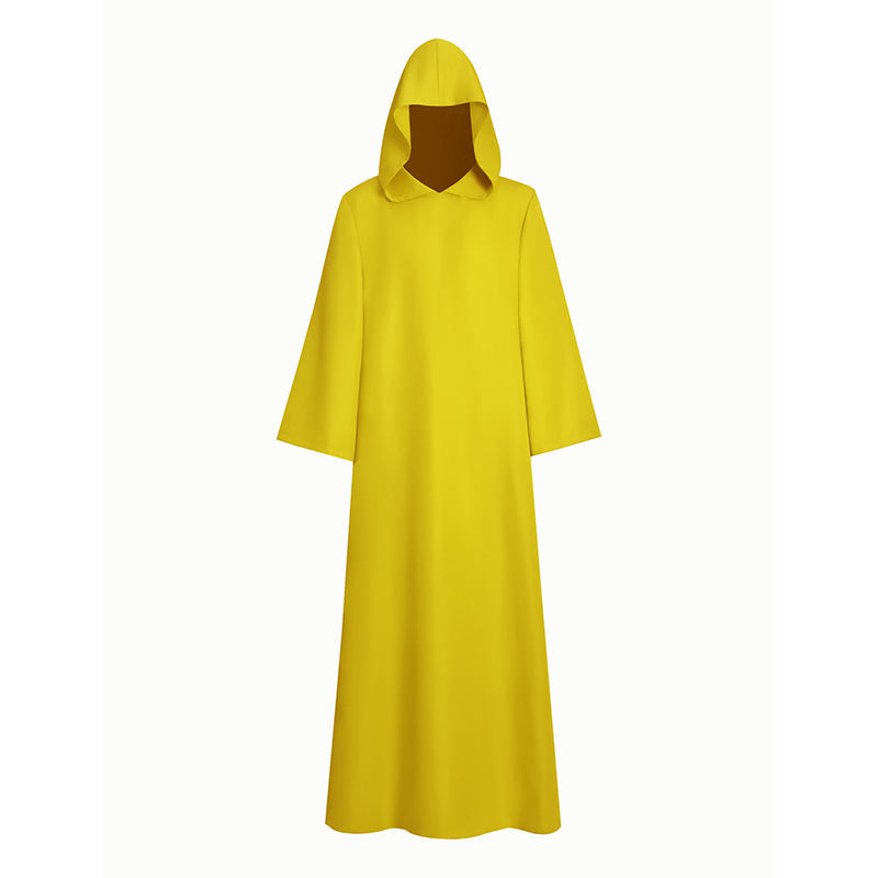 Yellow Wizard Robe Shadow Wizard Money Gang Halloween Hooded Cloak Out ...