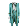 Stede Bonnet Costume Our Flag Means Death Season 1 Cosplay Teal Pirate Coat Suit Outfit