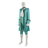 Stede Bonnet Costume Our Flag Means Death Season 1 Cosplay Teal Pirate Coat Suit Outfit