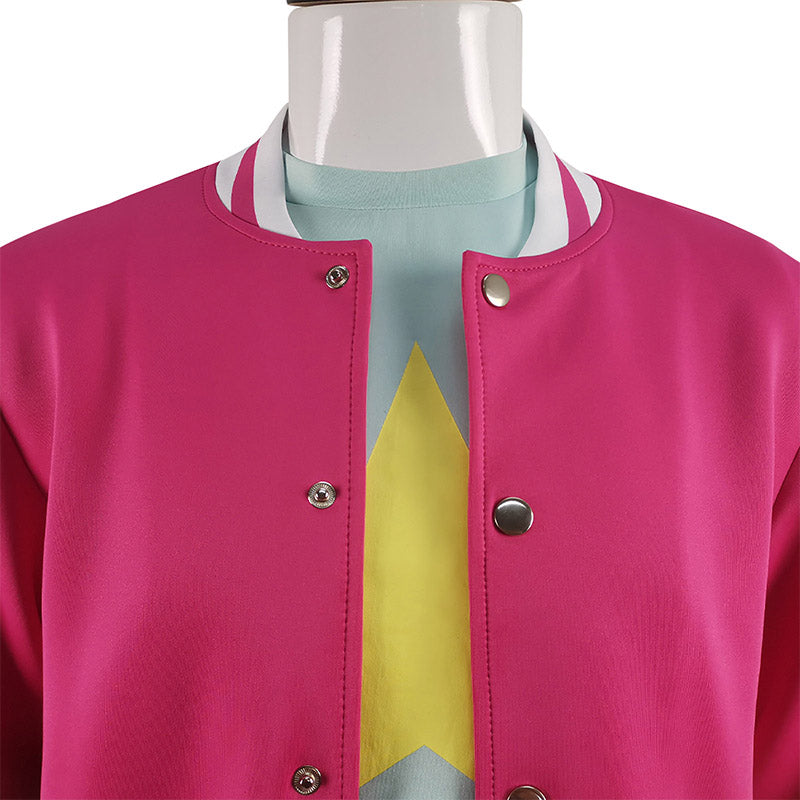 Steven Universe Cosplay Movie Character Steven Costume Pink Coat Blue T-shirt