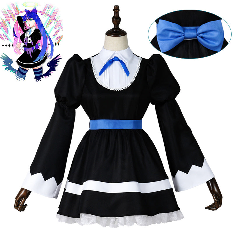 Panty and Stocking with Garterbelt Heroine Stocking Anarchy Cosplay Costume Anime Lolita Dress