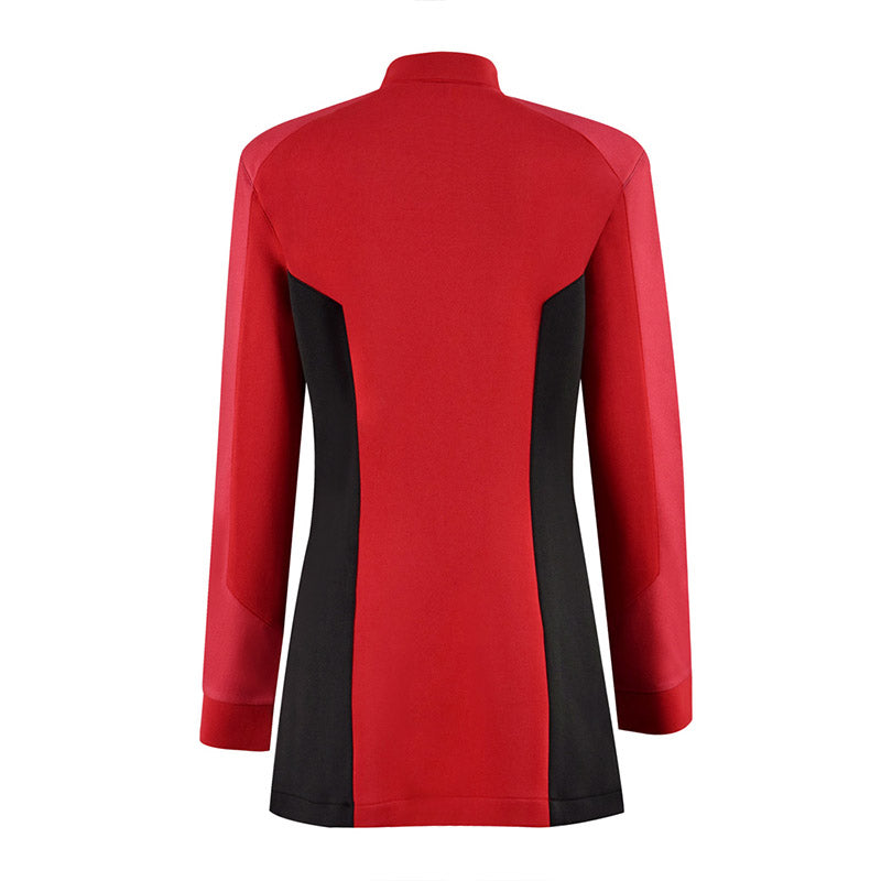 Star Trek Strange New Worlds Costume Nyota Uhura Cosplay Red Starfleet Uniform Dress