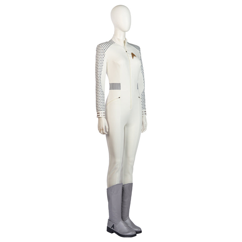 Star Trek: Strange New Worlds Cosplay Nurse Christine Chapel Costume White Jumpsuit Outfit