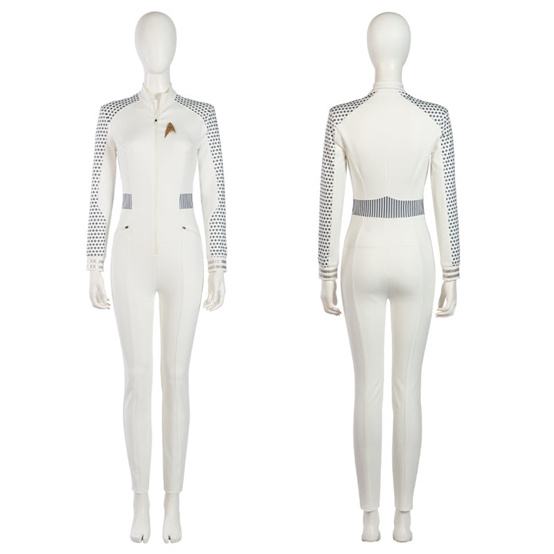 Star Trek: Strange New Worlds Cosplay Nurse Christine Chapel Costume White Jumpsuit Outfit