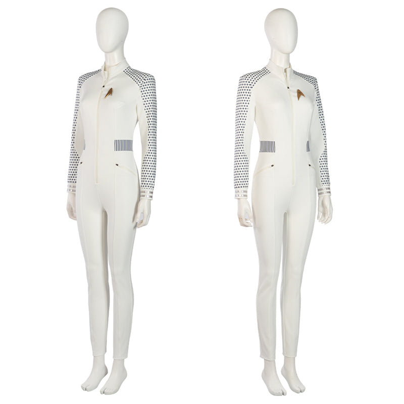 Star Trek: Strange New Worlds Cosplay Nurse Christine Chapel Costume White Jumpsuit Outfit