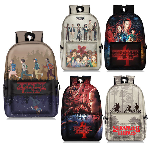 Stranger Things Backpack School Bag fashion Print Youth Bag Ideal Pres ACcosplay