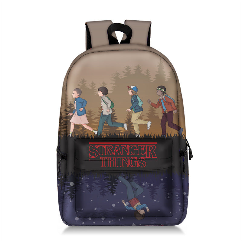 Stranger Things Backpack School Bag fashion Print Youth Bag Ideal Present