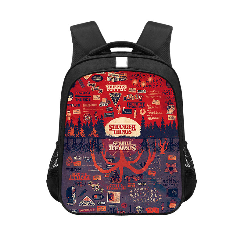 Stranger Things Season 4 Backpack School Bag Teen Girls Boys Bookbag Student Bag Ideal Present