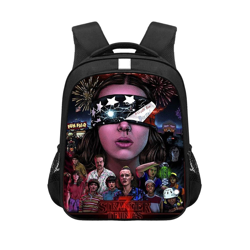 Stranger Things Season 4 Backpack School Bag Teen Girls Boys Bookbag Student Bag Ideal Present