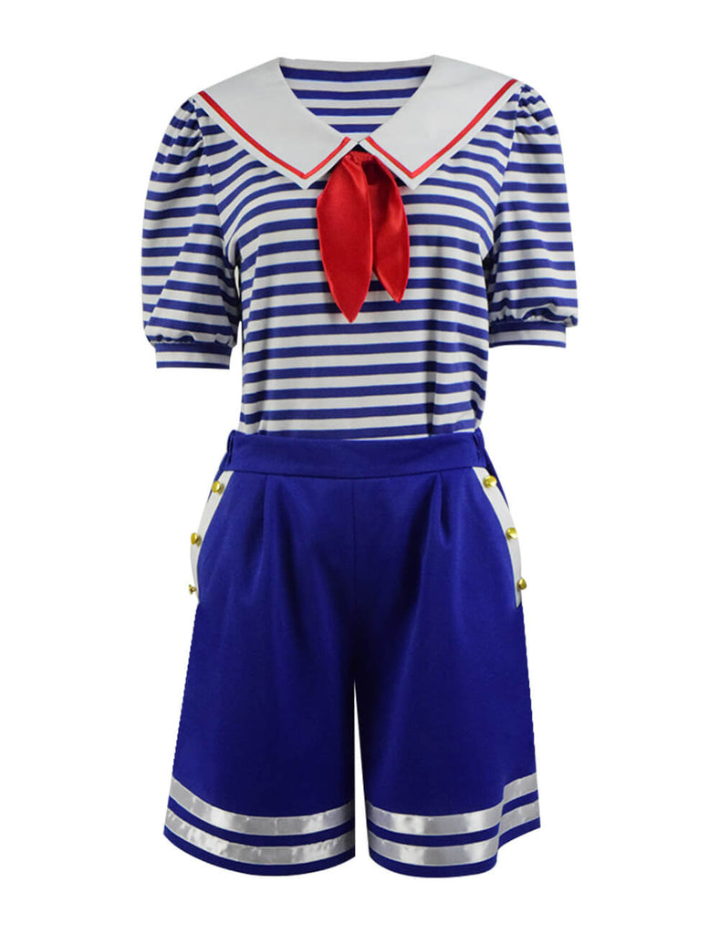 Stranger Things Season 3 Robin's Scoops Ahoy Uniform Halloween Costume - ACcosplay