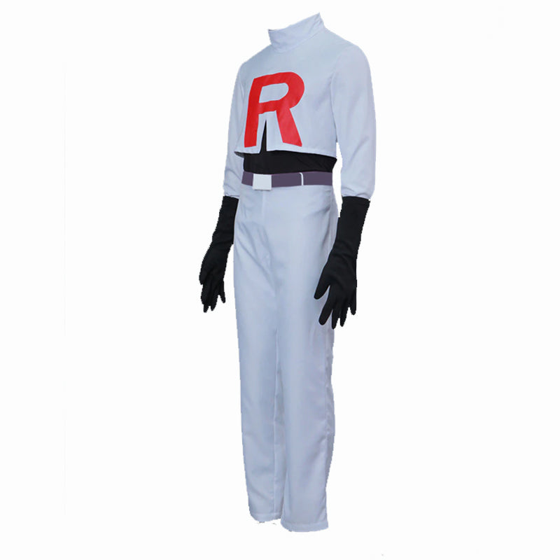 Team Rocket Jesse Musashi Kojirou Costume Anime Pokemon Cosplay Halloween Party Suit