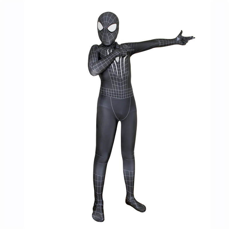 Marvel The Amazing Spider-Man Black Jumpsuit Cospaly Costume - ACcosplay