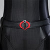 G I Joe The Rise of Cobra Baroness Cosplay Costume Supergirl Baroness Black Bodysuit outfit