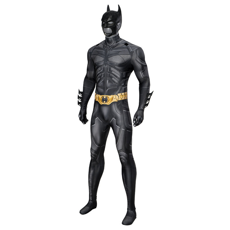 The Dark Knight Rises Suit Batman Bruce Wayne Jumpsuit Batman Cosplay Costume Outfit Adults