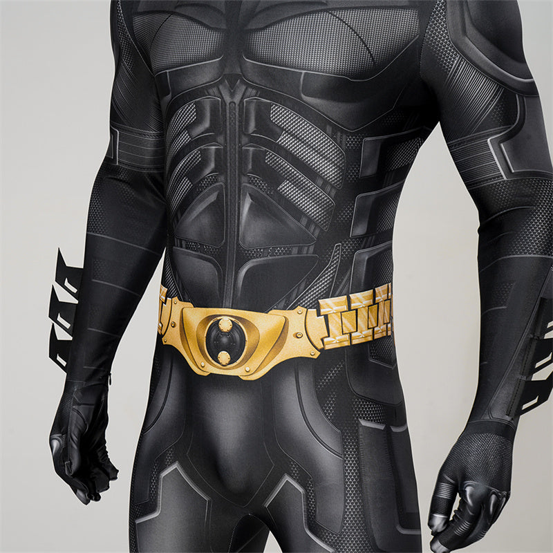The Dark Knight Rises Suit Batman Bruce Wayne Jumpsuit Batman Cosplay Costume Outfit Adults