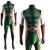 The Boys Season 1 Kevin The Deep Cosplay Costume Green Jumpsuit For Kids Adults