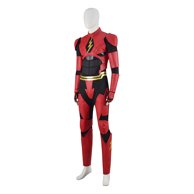 Justice League Movie The Flash Cosplay Barry Allen Costume Red Bodysuit